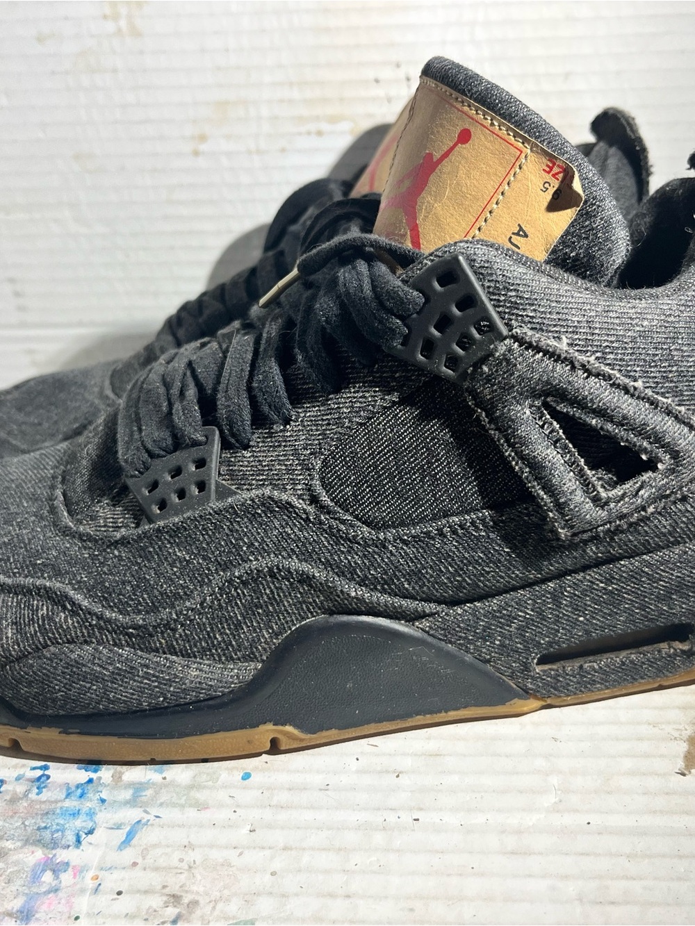 Levi’s x Nike Air Jordan 4 Black Denim